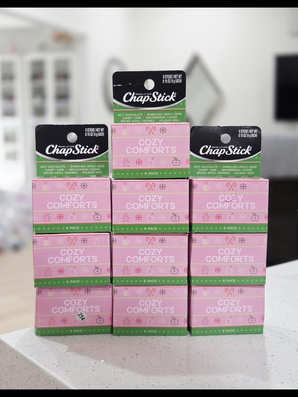 ChapStick Cozy Comforts Lip Balm 6-Pack - X 10
